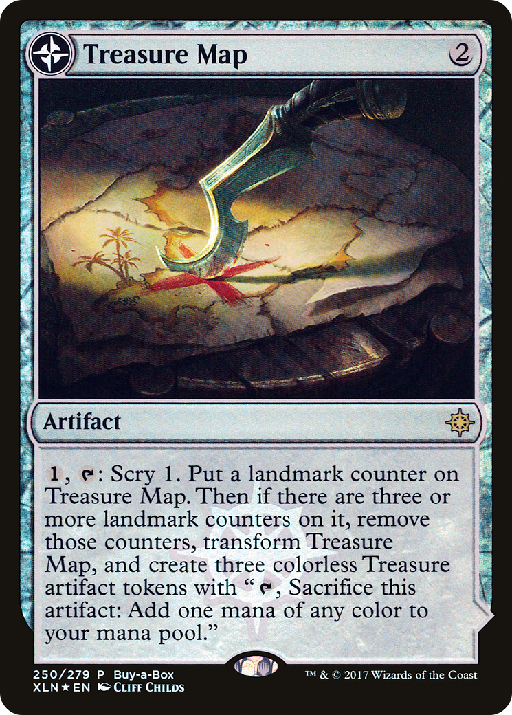 {R} Treasure Map // Treasure Cove (Buy-A-Box) [Ixalan Treasure Chest][PA PXTC 250] - Misty Mountain Games