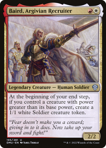 {C} Baird, Argivian Recruiter [Dominaria United][DMU 195]