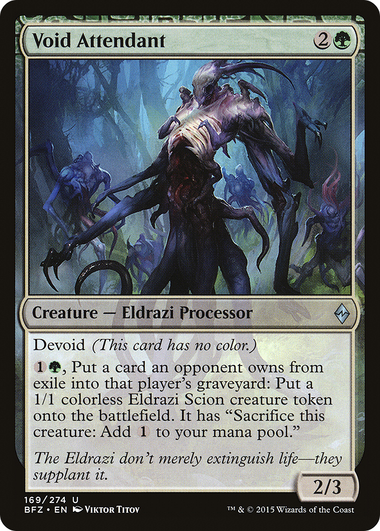{C} Void Attendant [Battle for Zendikar][BFZ 169] - Misty Mountain Games