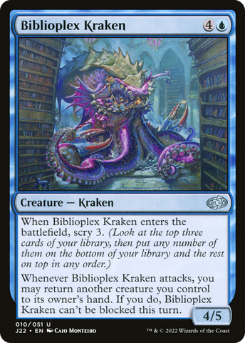 {C} Biblioplex Kraken [Jumpstart 2022][J22 010]