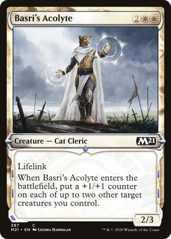 {C} Basri's Acolyte (Showcase) [Core Set 2021][M21 287]