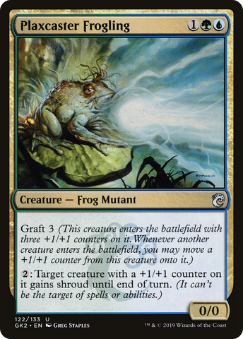 {C} Plaxcaster Frogling [Ravnica Allegiance Guild Kit][GK2 122]