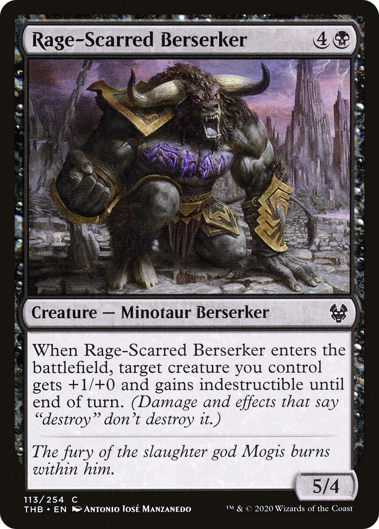 {C} Rage-Scarred Berserker [Theros Beyond Death][THB 113]