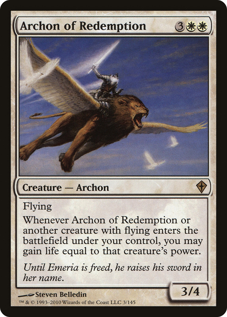 {R} Archon of Redemption [Worldwake][WWK 003] - Misty Mountain Games