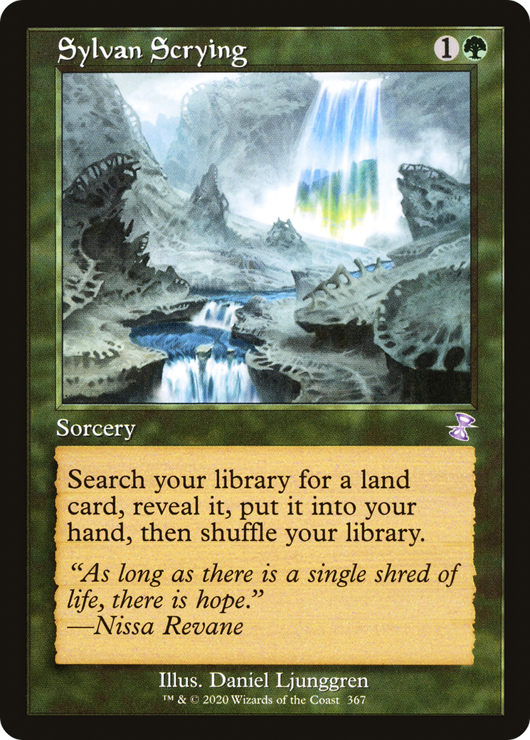 {R} Sylvan Scrying (Timeshifted) [Time Spiral Remastered][TSR 367]
