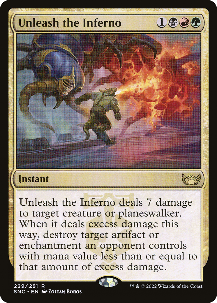 {R} Unleash the Inferno [Streets of New Capenna][SNC 229]