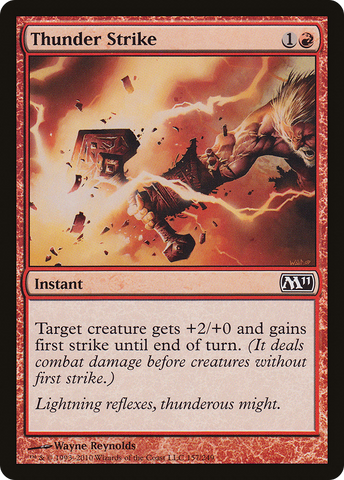 {C} Thunder Strike [Magic 2011][M11 157]