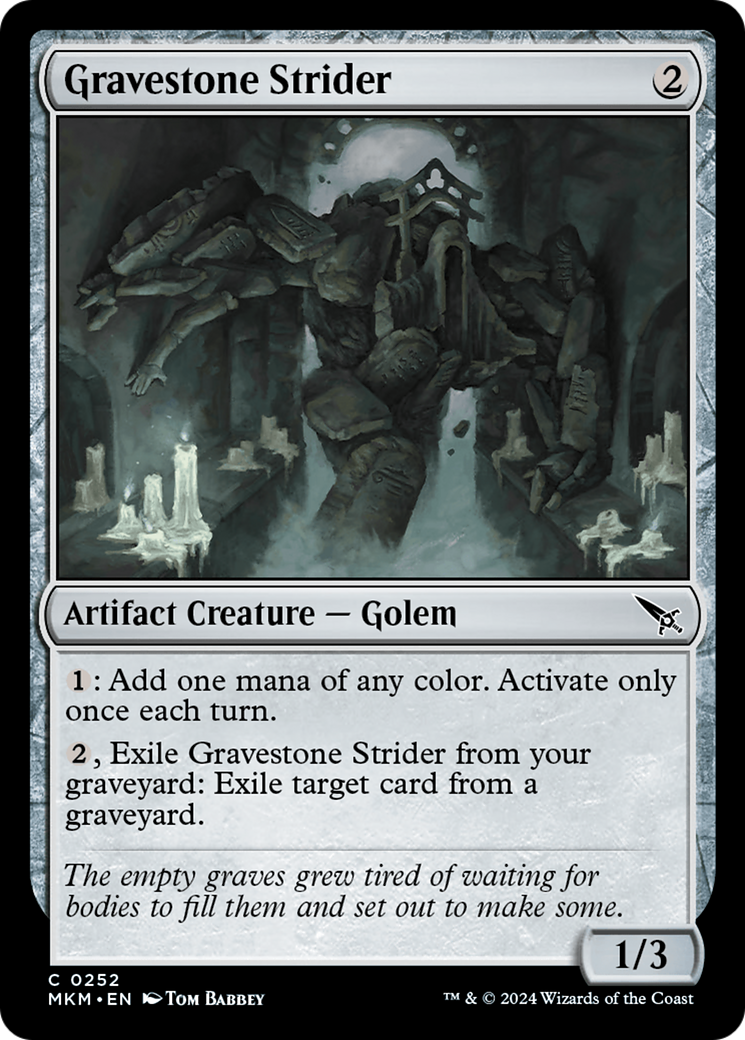 {@C} Gravestone Strider [Murders at Karlov Manor][MKM 252]