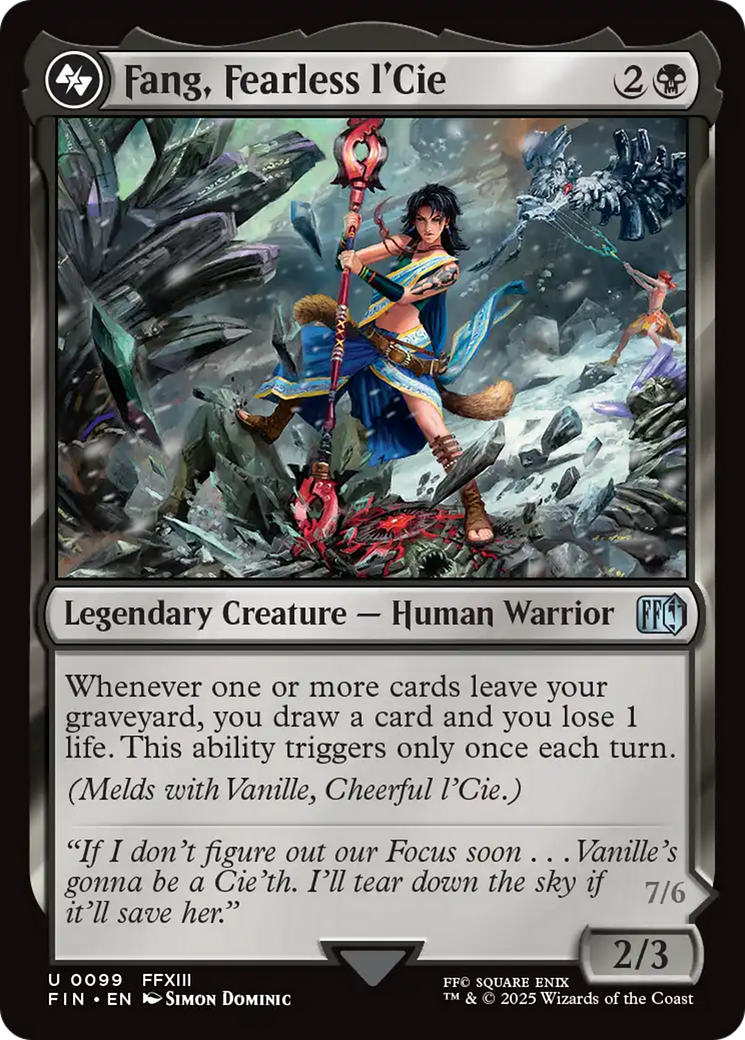 {@@FIN C} Fang, Fearless l'Cie [FINAL FANTASY][FIN 099]