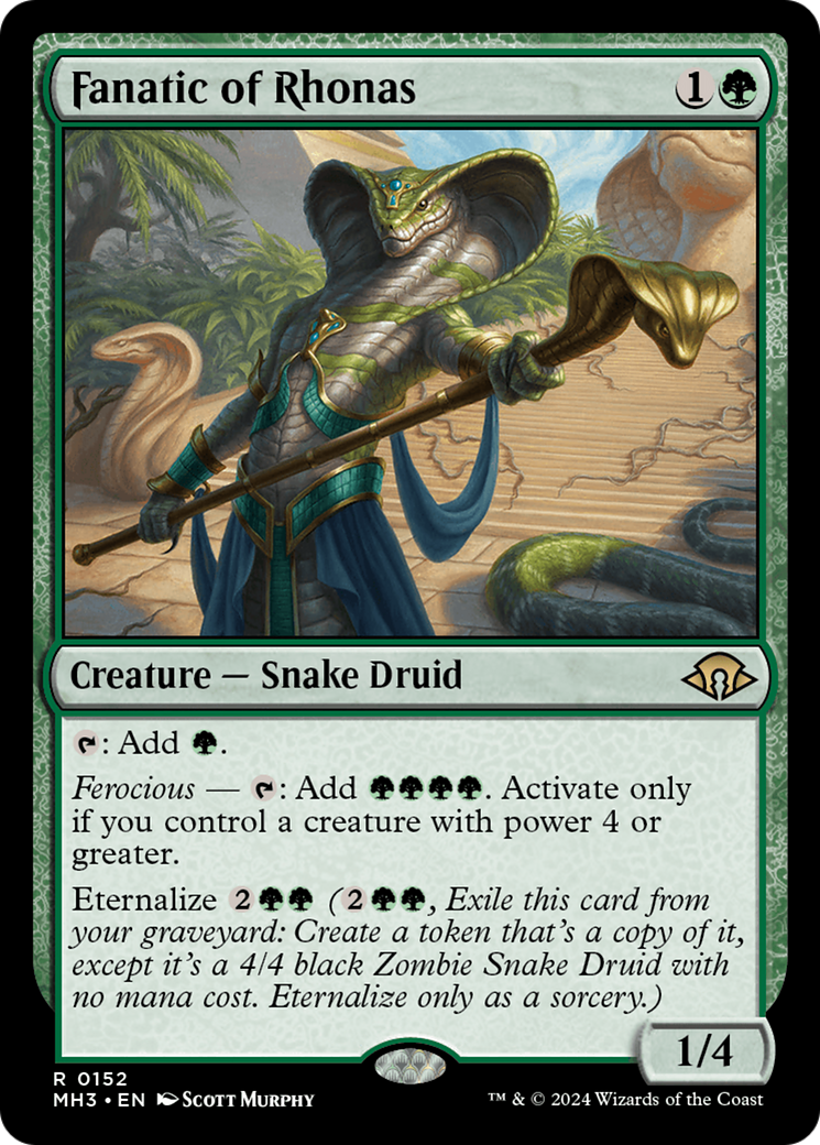 {R} Fanatic of Rhonas [Modern Horizons 3][MH3 152]