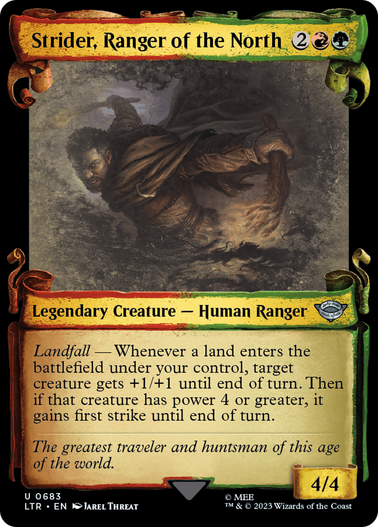 {C} Strider, Ranger of the North [The Lord of the Rings: Tales of Middle-Earth Showcase Scrolls][LTR 683]