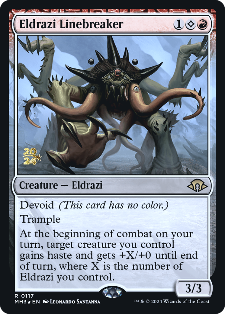 {R} Eldrazi Linebreaker [Modern Horizons 3 Prerelese Promos][PR PMH3 117]