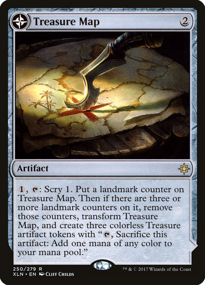 {R} Treasure Map // Treasure Cove [Ixalan][XLN 250]