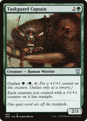 {C} Tuskguard Captain [Zendikar Rising Commander][ZNC 085]