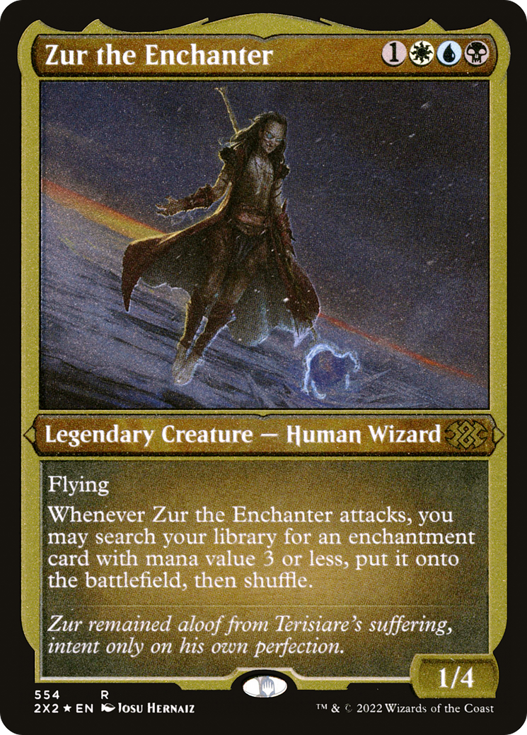 {R} Zur the Enchanter (Foil Etched) [Double Masters 2022][2X2 554]