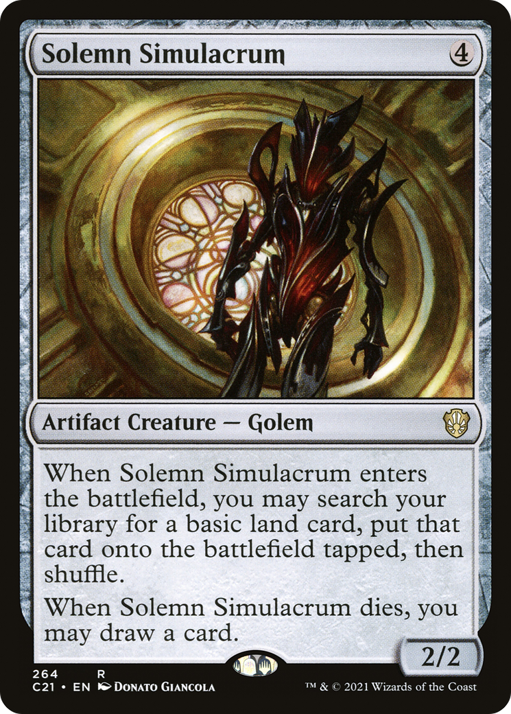 {R} Solemn Simulacrum [Commander 2021][C21 264]