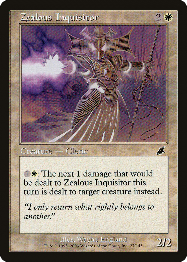 {C} Zealous Inquisitor [Scourge][SCG 027] - Misty Mountain Games