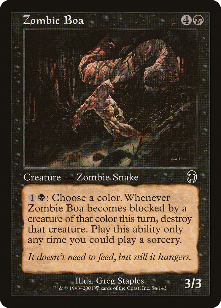 {C} Zombie Boa [Apocalypse][APC 054] - Misty Mountain Games