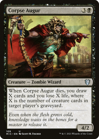 {C} Corpse Augur [Innistrad: Midnight Hunt Commander][MIC 109]