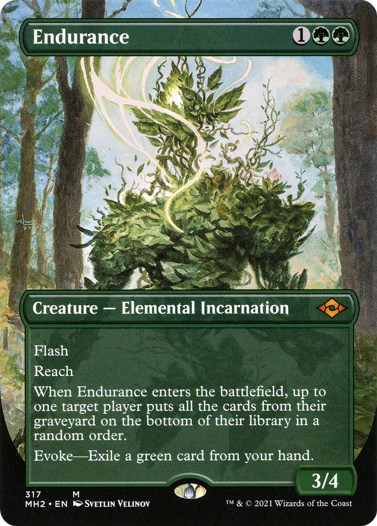 {R} Endurance (Borderless) (Foil) (Borderless) [Modern Horizons 2] [MH2 317]