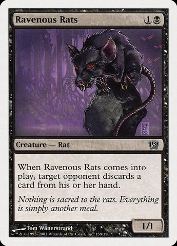 {C} Ravenous Rats [Eighth Edition][8ED 158]