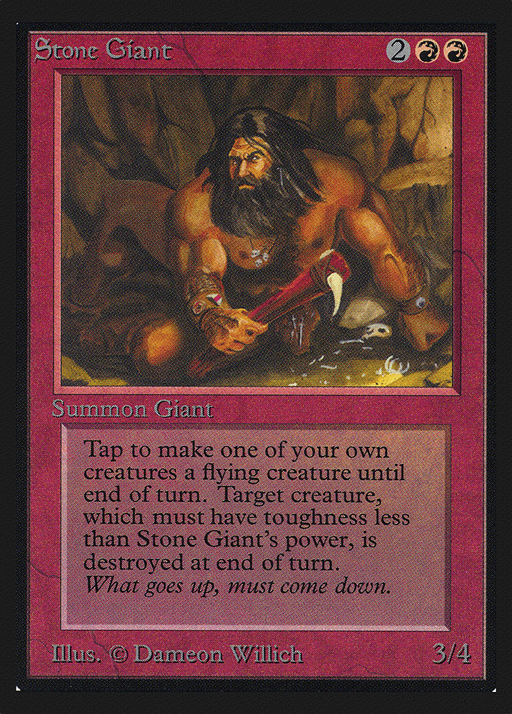 {C} Stone Giant [International CollectorsÃ¢Â€Â™ Edition][GB CEI 177]
