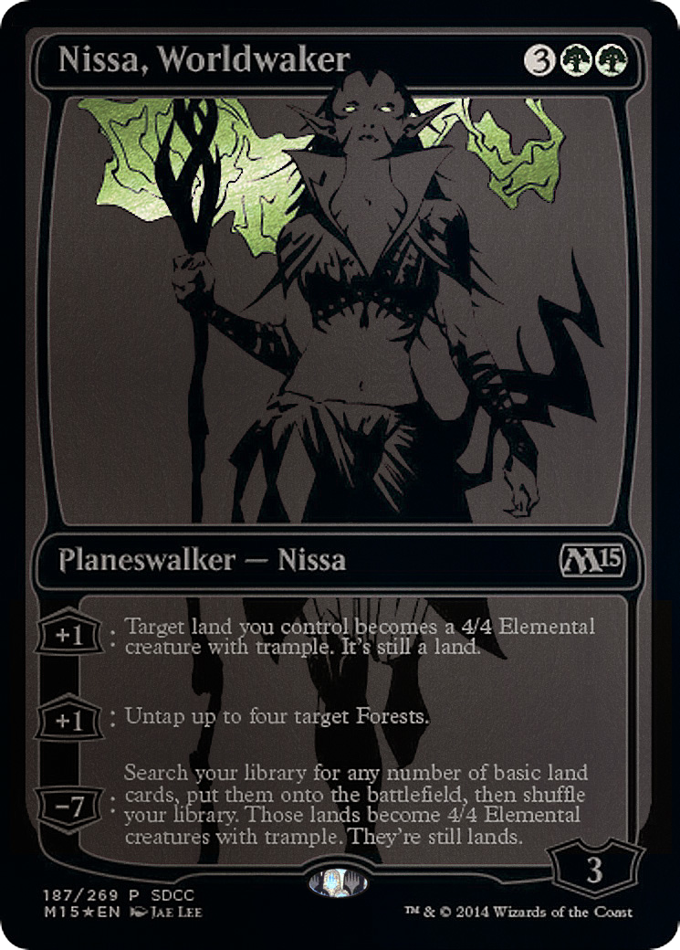 {R} Nissa, Worldwaker [San Diego Comic-Con 2014][PA SD14 187] - Misty Mountain Games