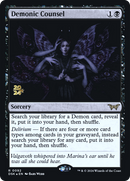 {@R} Demonic Counsel [Duskmourn: House of Horror Prerelease Promos][PR DSK 092]