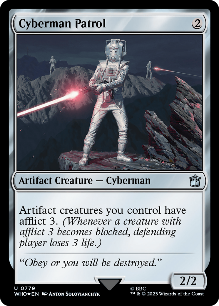 {C} Cyberman Patrol (Surge Foil) [Doctor Who][WHO 779]