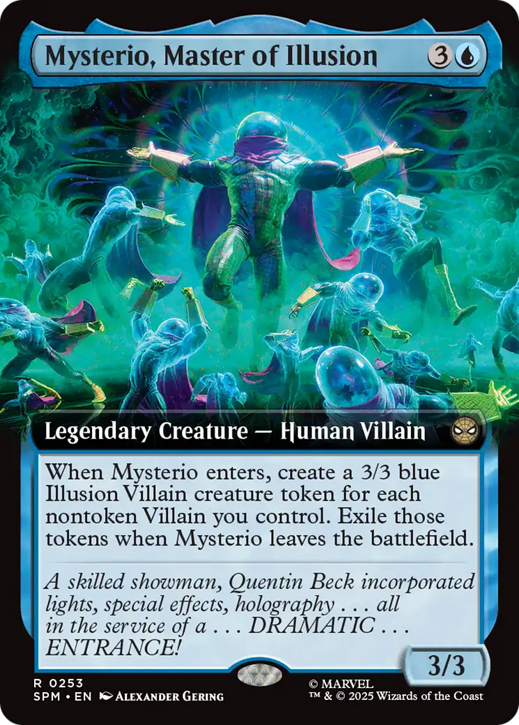 {@@ SPM R} Mysterio, Master of Illusion (Extended Card) [Marvel's Spider-Man] [SPM 253]