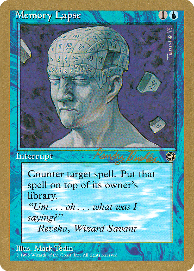 {C} Memory Lapse (Randy Buehler) [World Championship Decks 1998][GB WC98 RB32]