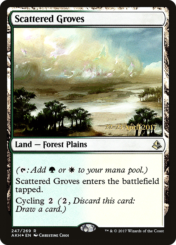 {R} Scattered Groves [Amonkhet Prerelease Promos][PR AKH 247] - Misty Mountain Games