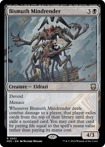 {R} Bismuth Mindrender (Ripple Foil) [Modern Horizons 3 Commander][RPF M3C 051]