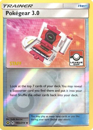 [PKM] Pokegear 3.0 (182a/214)(League Promo Staff) [Sun & Moon: Unbroken Bonds]