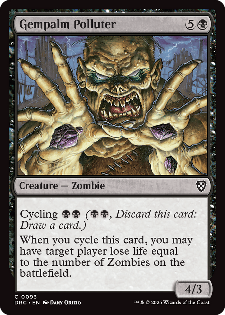 {C} Gempalm Polluter [Aetherdrift Commander][DRC 093]