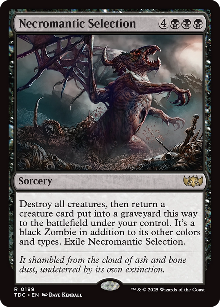 {R} Necromantic Selection [Tarkir: Dragonstorm Commander][TDC 189]
