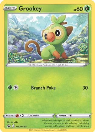 [PKM-R] Grookey (SWSH001) [Sword & Shield: Black Star Promos]