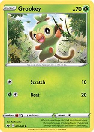 [PKM-R] Grookey (011/202) (Premium Collection) [Sword & Shield: Base Set]