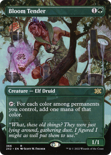 {R} Bloom Tender (Borderless Alternate Art) [Double Masters 2022][2X2 366]