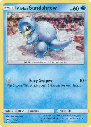 [PKM] Alolan Sandshrew (4/12) [McDonald's Promos: 2019 Collection]