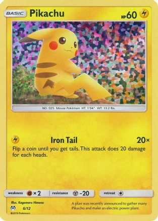 [PKM-R] Pikachu (6/12) [McDonald's Promos: 2019 Collection]