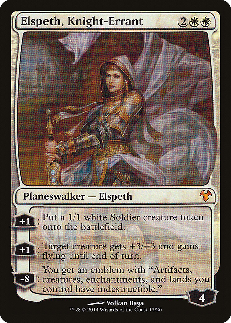 {R} Elspeth, Knight-Errant [Modern Event Deck 2014][MD1 013] - Misty Mountain Games