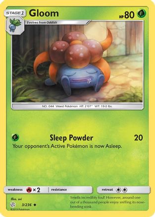 [PKM] Gloom (3/236) [Sun & Moon: Cosmic Eclipse]