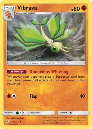 [PKM] Vibrava (109/236) [Sun & Moon: Cosmic Eclipse]