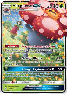 [PKM-R] Vileplume GX (4/236) [Sun & Moon: Cosmic Eclipse]