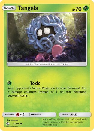 [PKM-C] Tangela (5/236) [Sun & Moon: Cosmic Eclipse]