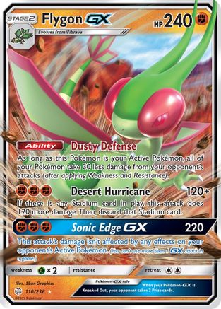 [PKM-R] Flygon GX (110/236) [Sun & Moon: Cosmic Eclipse]