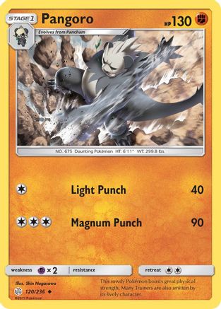 [PKM] Pangoro (120/236) [Sun & Moon: Cosmic Eclipse]