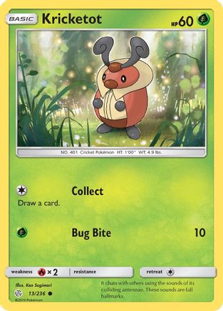 [PKM-C] Kricketot (13/236) [Sun & Moon: Cosmic Eclipse]