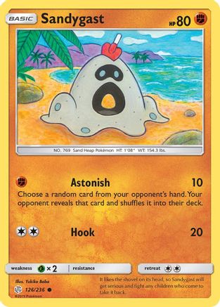 [PKM-C] Sandygast (126/236) [Sun & Moon: Cosmic Eclipse]